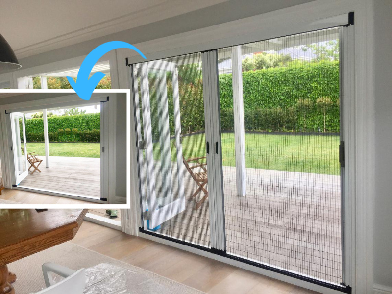 RETRACTABLE INSECT SCREENS